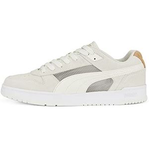 PUMA Heren Rbd Game Lage Doorschijnende Sneaker, Damp Grijs Dusty Tan Puma Goud Puma Wit, 38.5 EU