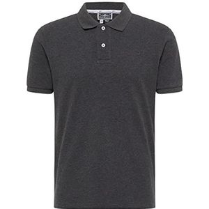 DreiMaster Poloshirt heren 35719171, donkergrijs melange, L