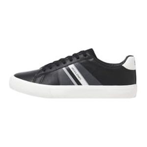 JACK & JONES Jfwcannon Pu Sneakers voor heren, antraciet, 45 EU