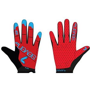 Seven Flex handschoenen FR: rood/blauw, maat S