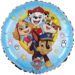 Ballonim® Paw Patrol ronde blauwe ballonnen 45 cm folieballon party decoratie verjaardag