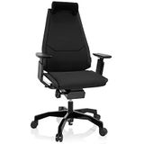 hjh OFFICE High end bureaustoel GENIDIA BLACK Stof Zwart