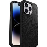 Otterbox 77-88960 Symmetry+-hoesje voor iPhone 14 Pro met MagSafe, schokbestendig, valbestendig, dun beschermend hoesje, 3x getest volgens militaire standaard, Antimicrobieel, Zwart/Fabric