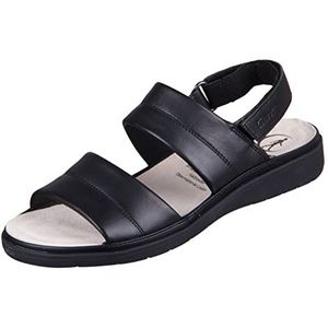 Ganter Dames Evi sandalen, zwart, 42 EU, zwart, 42 EU Smal