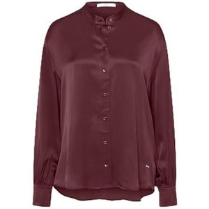 BRAX Style Viv Shiny Viscose blouse voor dames, rood (cherry), 42