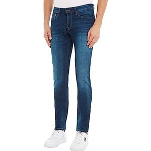 Tommy Hilfiger heren Jeans Scanton Slanke Asdbs, Aspen Donker Blauw Stretch, 31W / 36L