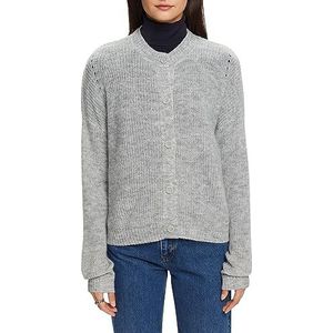 ESPRIT Sweaters Cardigan, lichtgrijs, XXL