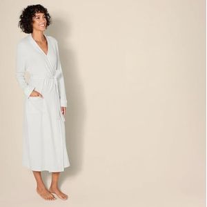 Amazon Essentials Women's Lange lichtgewicht badjas met wafelpatroon (verkrijgbaar in grote maten), Wit, 5XL Grote maten