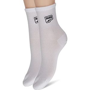 PUMA Dames mesh short sock, White Combo, 39 EU