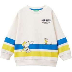 United Colors of Benetton Trainingsshirt voor kinderen en jongeren, Wit, 12 Maanden
