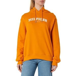 Tommy Hilfiger Hoodies voor dames, Oranje (Rich Oker), XS