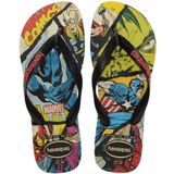 Havaianas Unisex Kids Top Marvel Classics (Mini Me) Teenslippers, Zwart Zwart Rood, 5.5/6 UK