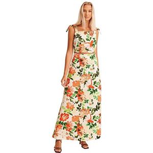 NA-KD Flowy Maxi Rok, Bloemen, EU 38