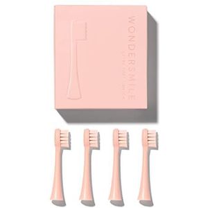 Wondersmile - Reserveborstels - Atomic Rose - 4 Stuks - Borstelkoppen voor Sonische Tandenborstel