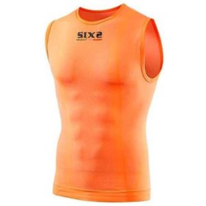 SIX2 Orange Fluo vest Color SL Unisex volwassenen