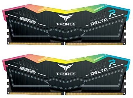 Team Group - Delta RGB - RAM - Zwart - 32 GB - 7600 MHz - DDR5 - DIMM 288 pin