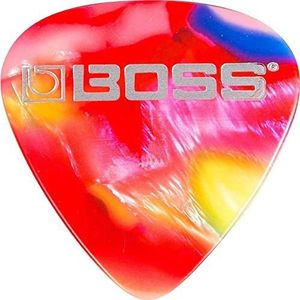 BOSS Thin Celluloid Picks (BPK-12-mT), Pakket van 12 Premium Guitar Picks - Mozaïek, Set van 12 stuks
