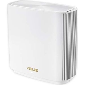 Asus ZenWiFi AX (XT8) Router (Ai Mesh WLAN System, WiFi 6 AX6600, Tri-Band, 3x Gigabit LAN, 2.5G WAN, AiProtection, USB 3.0, 160 MHz) wit