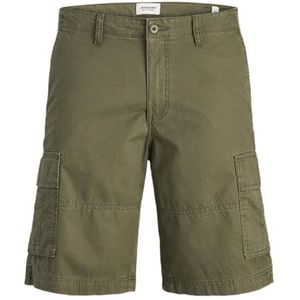 Jack & Jones Jpstcole Mateo Cargo Short Lng Mni, groen (olive night), 98