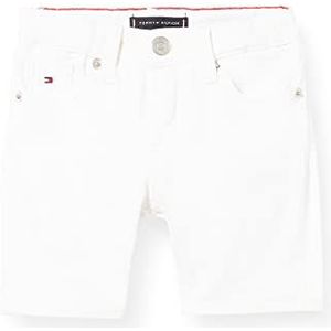 Tommy Hilfiger Jongens Scanton White Casual Shorts, wit, 74 cm