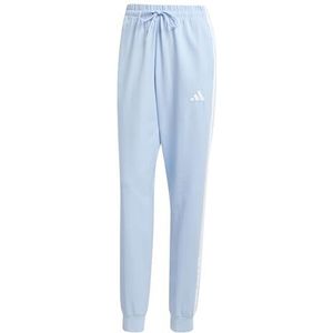 adidas Dames ESSENTIALS 3-STRIPES JOGGER PANTS, glow blue/white, XS
