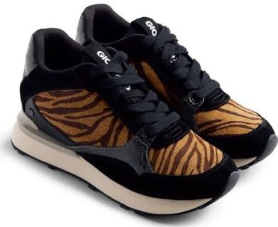 Gioseppo - Baroda - Sneakers - Suède - Met Interne Sleehak - Dierenprint