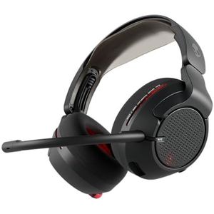 Skullcandy Crusher PLYR 720 Wireless Gaming Headset, Ultimate Immersion and Comfort, THX Spatial Audio and Multi-Sensory Bass, Removable Mic, PC, PlayStation, Nintendo, Multi-Platform - Digi-Black
