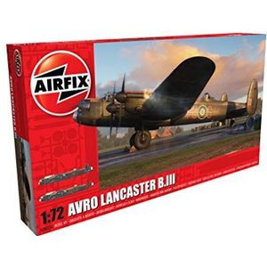 Airfix-modelset - A08013A Avro Lancaster B.III modelbouwset - plastic modelvliegtuigsets voor volwassenen en kinderen vanaf 8 jaar, set inclusief sprues en stickers - schaalmodel 1:72