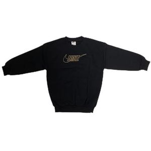 Nike Club Sweatshirt Zwart/Metallic Goud 158