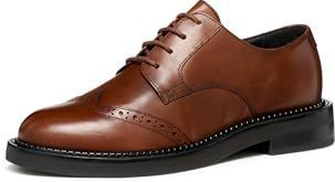 Geox - Serilda - Dames Derbie - Zwart - Schoenen met Veters