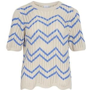 Vila - Draagtas - Patroon - Ronde Hals - Halflange Mouwen