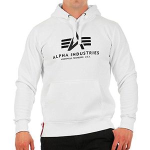 Alpha Industries Basic Hoody Sweat met capuchon voor heren White