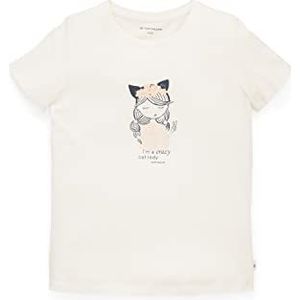 TOM TAILOR Meisjes T-shirt 1035159, 12906 - Wool White, 92-98