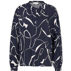 bugatti Vrijetijdsblouse voor dames, 1:1 mouw, Marine-390, 36
