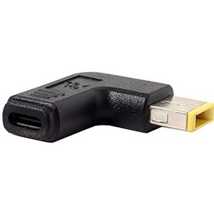 SYSTEM-S USB 3.1 Adapter Type C Socket naar Rectangle 11,0 x 4,5 mm stekker met hoekkabel