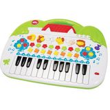 Simba 104018188 - ABC dieren-keyboard, met verschillende geluiden en instelfuncties, 28 x 39 cm, vanaf 3 jaar