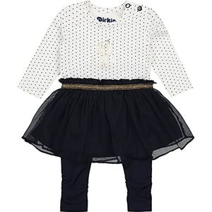 DIRKJE baby meisje jurk, Dark Blue, 6 Maanden