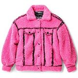 Oversized jack met schapenvacht