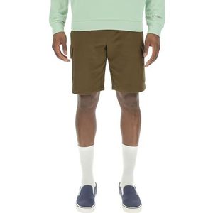 CITROËN O103077-M050 Shorts met Zakken Chevron-logo op achterzak C24S Heren Donkerbruin Maat L