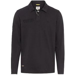 camel active Poloshirt voor heren, asphalt, M