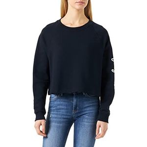 Litao-Case Dames Reg Rope Puff Print C-Nk Swtshrt Hooded Sweatshirt, veelkleurig, XL, Meerkleurig, XL