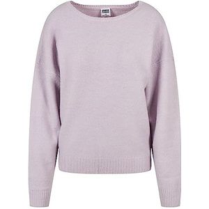 Urban Classics Dames Ladies Chunky Fluffy Sweater Sweatshirt, softlila, S