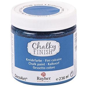 RAYHER HOBBY Chalky Finish krijtverf, 236 ml, azuurblauw