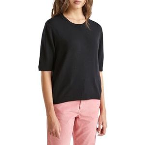 United Colors of Benetton Shirt G/C M/M, Zwart, M
