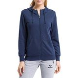 Erima dames Sweatjack met capuchon (2072006), new navy, 38