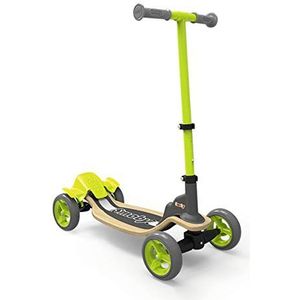 SMOBY 4 wielen houten skate - verstelbaar stuur - opvouwbaar