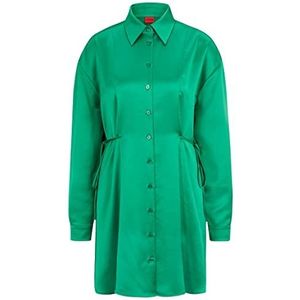 HUGO Dames Keleste Dress, Medium Green311, 38, Medium Green311, 38