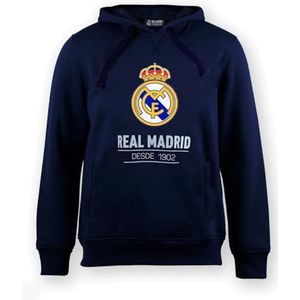 Real Madrid - Uniseks Hoodie - Blauw