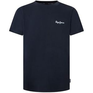 Pepe Jeans Heren Single Cliford T-shirt, blauw (Dulwich blauw), XXL, Blauw (Dulwich Blue), XXL