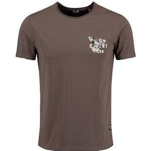 KEYLARGO Kldrop Round T-shirt voor heren, Mud Brown (1607), M